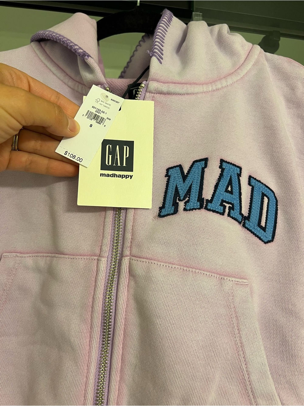 Madhappy/GAP Collab Cropped Zip Up